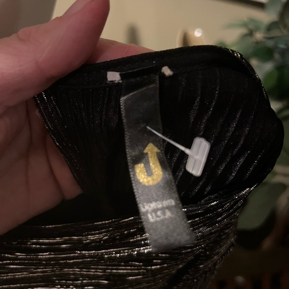 Anthropology Uptown Jumpsuit Elegant Silver Jumpsuit - Picture 5 of 9